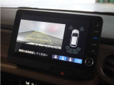 ◆リアワイドカメラシステム◆3種類の表示で後方確認をサポート♪セレクトレバーを「R」の位置に入れるとカメラ画像に切り替え。ノーマルビューでは従来のリアカメラと同様の標準的なビューで表示します!