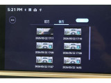 前後ドライブレコーダー搭載。車載カメラの映像を内蔵メモリーに録画。別のカメラを後付けすることなく前後映像を記録できます。録画した映像はディスプレイオーディオの大画面ですぐに再生、確認できます。