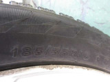 タイヤサイズは、185/55R16/Rです。
