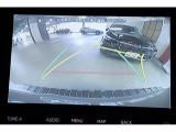 バックカメラはハンドルを切るとラインも併せて動くので駐車がしやすいです♪