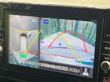 【アラウンドビューモニター】専用のカメラにより、上から見下ろしたような視点で360度クルマの周囲を確認することができます☆死角部分も確認しやすく、狭い場所での切り返しや駐車もスムーズに行えます。