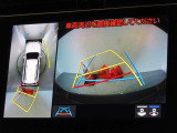 バックガイドモニターを装備しています、車庫入れもラクラクです。パノラミックビューモニターを搭載しています、上からの画像も表示されます。