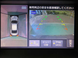 アラウンドビューモニターで車庫入れも空から見ている様に駐車できラクラクです。