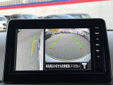 ナビのOPTボタンを二回押すことで運転席からの死角もカバーできます