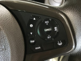 ハンドル右側にはクルーズコントロールのスイッチが装備され運転中の操作も安心して行えます。