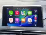 ●Apple Car Play:スマホとの有線接続で、ナビ・オーディオ再生などスマホのアプリ機能が画面でも使える便利機能です!
