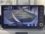 バックカメラはワイドカメラになっていますので、3種類の映像が選択可能です☆これはワイドビュー♪