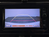 【バックモニター】後ろのカメラの映像がモニターに映し出されるので、後方の見えない死角や、障害物との距離感などもしっかり安全確認することができます!
