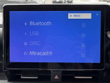 嬉しい装備です♪DVD再生・Bluetoothオーディオに対応しています!!
