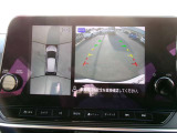アラウンドビューモニター。空の上から見下ろすような視点でスムース駐車。