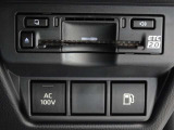 非常時やキャンプなどに役立つAC100Vコンセント付きです。ETCも装備してます。