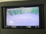 【バックカメラ】駐車時に後方がリアルタイム映像で確認できます。大型商業施設や立体駐車場での駐車時や、夜間のバック時に大活躍!運転スキルに関わらず、今や必須となった装備のひとつです!