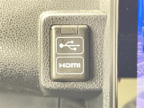 純正HDMI端子、USB端子