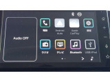 純正ディスプレイオーディオ。アイフォーンやアンドロイドのスマートホンならBluetooth接続で地図や音楽、YOUTUBE等ご利用できます。