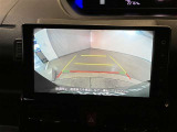 バックギアに入れると、このように後方が映し出されます!最終確認はご自身の目と耳で必ず行ってください!安全第一で!