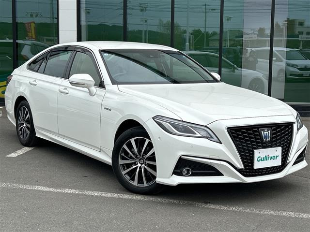 クラウン ハイブリッド 2.5 S Four Cパッケージ 4WD 4WD 本革シート