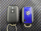 キーを取り出さずにドアを施錠&解錠。クルマの始動も可能です。