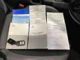 取扱説明書やメンテナンスノートもそろっています。