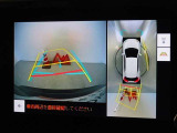バックガイドモニターを装備しています、車庫入れもラクラクです。パノラミックビューモニターを搭載しています、上からの画像も表示されます。