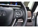 Hondaセンシングの機能のひとつ、アダプティブクルーズコントロール付!アクセルから足を離しても設定したスピードと前車との車間を保ち走行してくれます!車線維持もアシスト☆高速道路で疲労軽減ですね☆