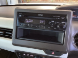 ワイドFM対応なので、AMラジオの音声がクリアになります。また、AUX対応でミュージックプレイヤー等の接続が可能です。