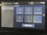 ブルートゥースに接続することにより、スマホに入ったお気に入りの音楽を車内で楽しむことができます♪あると本当に便利な機能になっています!