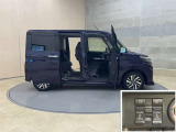 左右ウエルカム機能付き電動スライドドア。降車時に設定しておけば近づくだけでドアが自動でオープン!とても便利な機能です☆☆