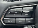 ステアリング左側にはオーディオコントロールスイッチを搭載。走行中でも簡単に音量の上げ下げ、曲の送り戻し、モードの切り替えが可能です。クイックに切り替えてお好みの音楽で楽しいドライブを!