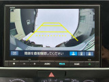 【純正バックカメラ】純正メモリーナビ装着に伴いガイドライン付きバックカメラも使用可能となりました。