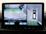 【マルチビューカメラシステム】車両の前後,左右4つのカメラで映した周囲の映像をナビゲーション画面に表示します♪停めにくい駐車場や狭い道路でもドライバーの死角を減らすことで運転をサポート!