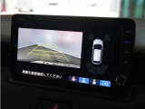 ◆リアワイドカメラシステム◆3種類の表示で後方確認をサポート♪セレクトレバーを「R」の位置に入れるとカメラ画像に切り替え。ノーマルビューでは従来のリアカメラと同様の標準的なビューで表示します!