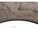 155/70R13   車両装着タイヤサイズです。 タイヤのご相談も石川トヨペットカローラにお任せください