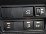 非常時やキャンプなどに役立つAC100Vコンセント付きです。