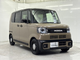 令和6年式 N-BOX JOYが入庫しました。デザートベージュ&times;ぷラック2トーン ホンダ純正Gathersナビ/マルチビューリアカメラ 運転席/助手席シートヒーター サイドカーテンエアバッグ