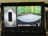 【マルチアラウンドモニター】専用のカメラにより、上から見下ろしたような視点で360度クルマの周囲を確認することができます☆死角部分も確認しやすく、狭い場所での切り返しや駐車もスムーズに行えます。