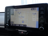 純正ナビです。見やすい地図画面です。