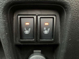 運転席と助手席にはシートヒーター機能付き!直ぐに暖かくなる為、真冬の寒い朝一には重宝される嬉しいアイテムです!
