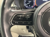 ステアリングにオーディオ操作スイッチが付いています。オーディオ画面に直接タッチしなくても操作が出来ますので、運転に集中できます。