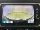 リアカメラ付で、後方をナビ画面で確認。車庫入れも安心です。もちろん、バックギアと連動しています。