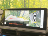 【パノラミックビューモニター】専用のカメラにより、上から見下ろしたような視点で360度クルマの周囲を確認することができます☆死角部分も確認しやすく、狭い場所での切り返しや駐車もスムーズに行えます。