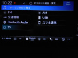ナビ機能だけではありません。フルセグTVやBluetooth等、オーディオ機能も充実しています。