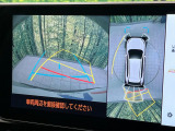 【パノラミックビューモニター】専用のカメラにより、上から見下ろしたような視点で360度クルマの周囲を確認することができます☆死角部分も確認しやすく、狭い場所での切り返しや駐車もスムーズに行えます。