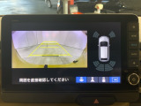 リアカメラ付で、後方をナビ画面で確認。車庫入れも安心です。もちろん、バックギアと連動しています。