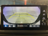 リアカメラ付で、後方をナビ画面で確認。車庫入れも安心です。もちろん、バックギアと連動しています。