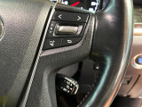 【クルーズコントロール】高速道路もラクラク走行。アクセルを離しても一定速度で走行ができ、長距離運転時の負担を軽減!加速・減速も簡単なスイッチ操作で調整できます。