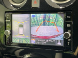 【アラウンドビューモニター】専用のカメラにより、上から見下ろしたような視点で360度クルマの周囲を確認することができます☆死角部分も確認しやすく、狭い場所での切り返しや駐車もスムーズに行えます。