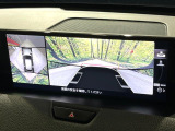 【360&deg;ビューモニター】専用のカメラにより、上から見下ろしたような視点で360度クルマの周囲を確認することができます☆死角部分も確認しやすく、狭い場所での切り返しや駐車もスムーズに行えます。