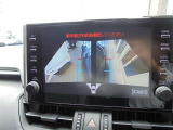 ☆両サイドビューです!左右両サイドに設置されたカメラからの映像を表示し、車両側方の安全確認や狭い小路での接触回避などの操作を補助するモードです。