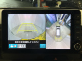 リアカメラ付で、後方をナビ画面で確認。車庫入れも安心です。もちろん、バックギアと連動しています。
