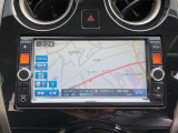 日産純正ナビMC314D-W。ロータリーボリュームで使いやすい。